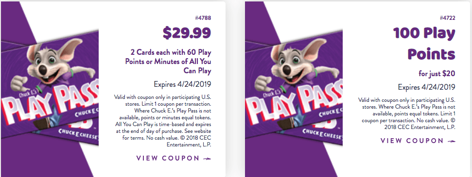 Chuck E Cheese Coupons April 2019 Free Tokens And Tickets