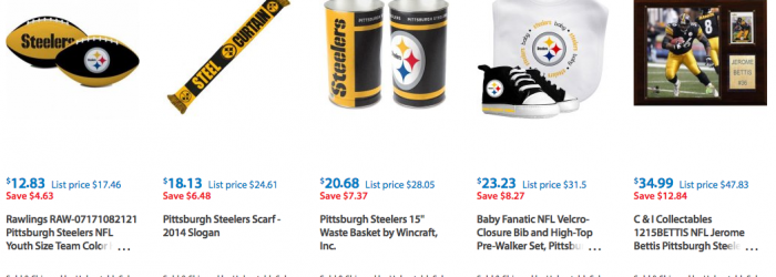 Pittsburgh Steelers Clothes Discounted and on Clearance