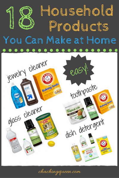 18 DIY Cleaning Products and Homemade Household Items