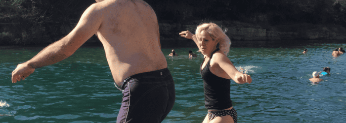 Barton springs pool polar bear splash 2017