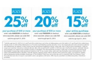 The Children's Place Coupons - Printable and Promo Codes 2024 - CCQ