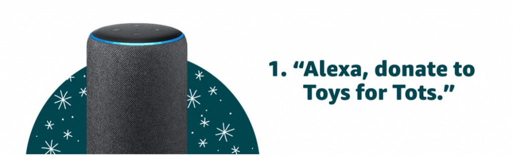 Donate Toys through Amazon with Alexa Toys for Tots