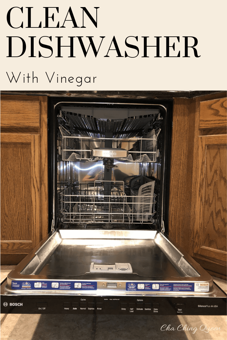 How to Clean Your Dishwasher With Vinegar Or Cleaning Tablet (With ...