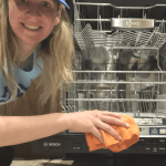 Learn how to clean your dishwasher with vinegar - on Cha Ching Queen Blog