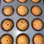 Homemade Banana Muffins; Baked Banana Muffins